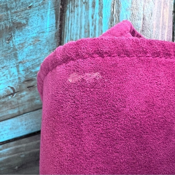 CONRAD C Pink Faux Suede Jacket Size 24 - Picture 8 of 11